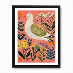 Spring Birds Seagull 4 Art Print