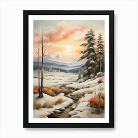 Winter Landscape 31 Art Print