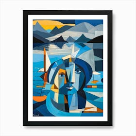 Abstract Of A Woman Art Print