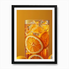 Orange Juice In A Glass 12 Art Print