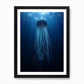 Box Jellyfish Ocean Realistic 1 Art Print