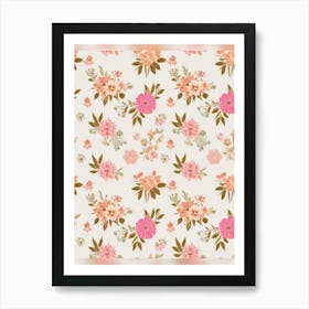 Floral Pattern 9 Art Print