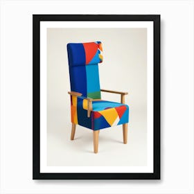 Colorful Chair 1 Art Print