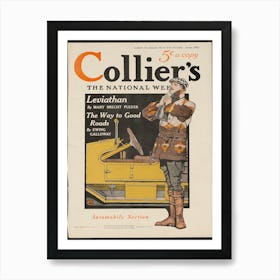 Collier's, Automobile Section, Edward Penfield Art Print