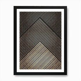 Geometric textures composition 8 Art Print