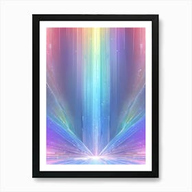 Abstract Rainbow Background 2 Art Print