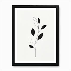 Branch Of Leaves 1 Art Print