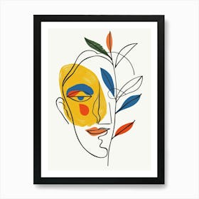 Portrait Of A Woman 417 Art Print