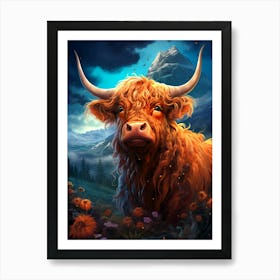 Highland Cow 2 Art Print