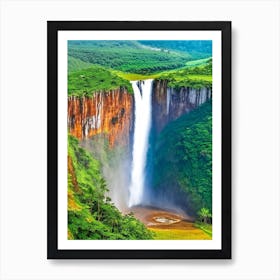 Kaieteur Falls Of The North, Guyana Majestic, Beautiful & Classic (3) Art Print