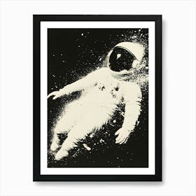 Astronaut In Space 11 Art Print