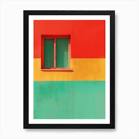 Colorful Window Art Print