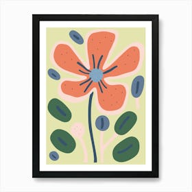 Poppy Flower Art Print