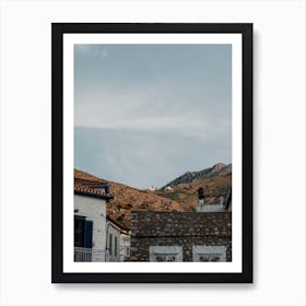 Monastery On Hydra Greece Art Print