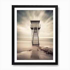 Lifeguard Tower 2 Art Print