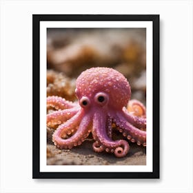 Pink Baby Octop 1 Art Print
