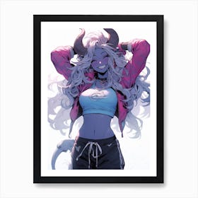 Demon Girl 1 Art Print