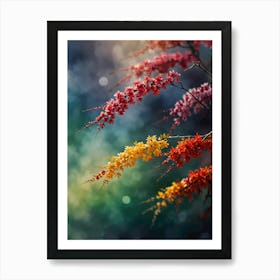 Autumn Flowers Hd Art Print