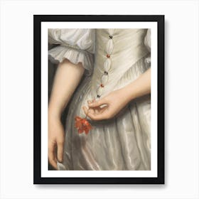 Renaissance Detail Of Woman Painting Art Print