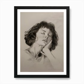 Portrait Of A Woman Art Print