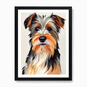 Silky Terrier Watercolour Dog Art Print