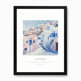 Santorini Art Print