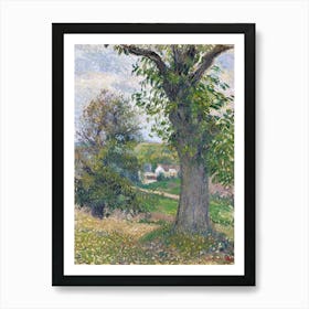 Chestnut Trees In Osny (1883), Camille Pissarro Art Print