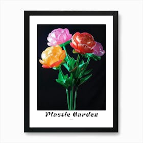 Bright Inflatable Flowers Poster Peony 2 Art Print