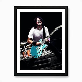 Dave Grohl Foo Fighters 16 Art Print