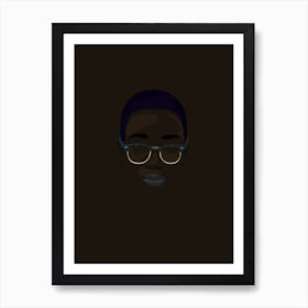 Portrait Of A Black woman Poster