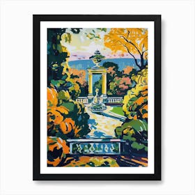 Schnnbrunn Palace Gardens, Austria, Painting 4 Art Print