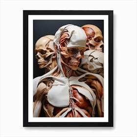 Anatomy Of The Human Body Art Print