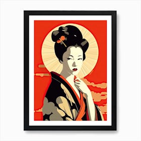 Geisha Plain Colours 1 Art Print