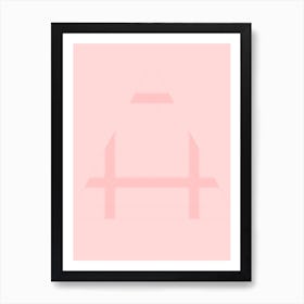 Pink Mountain V Art Print