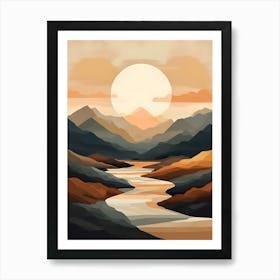 Landscape Painting 30 Art Print