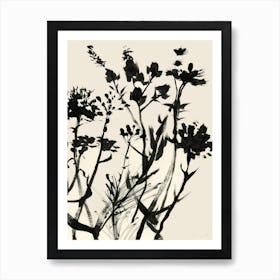 Spring Mono Art Print