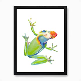 Tufted Frogbird Weird Creatures Art Print