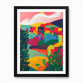 Peneda 1 Abstract Colourful Art Print