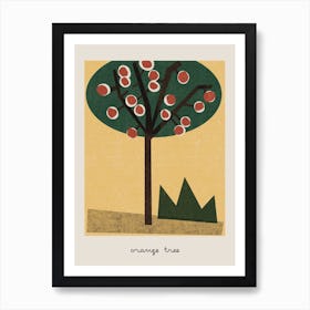 The Orange Tree Art Print