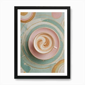 Coffee Cup On The Table Art Print