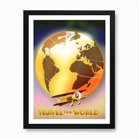 Travel The World Art Print