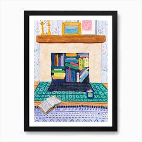 Reading Art Print