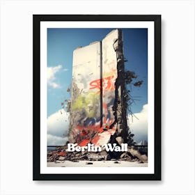 Berlin Wall Germany Graffiti History Travel Art Art Print
