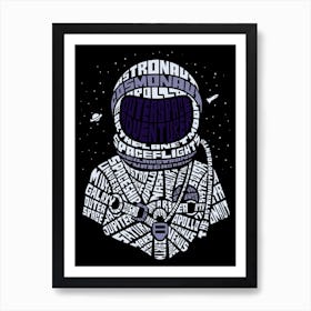 Astronaut Art Print