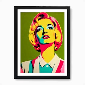 Helen Hayes Colourful Pop Movies Art Movies Art Print
