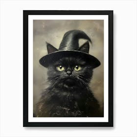 Witch Cat 1 Art Print