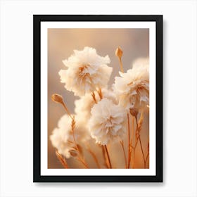 Boho Dried Flowers Carnation 1 Art Print