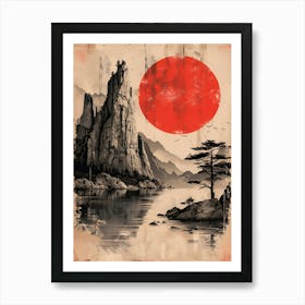 Japanese Landscape Art Print