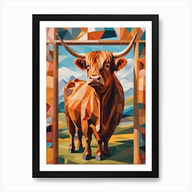 Highland Cow 13 Art Print