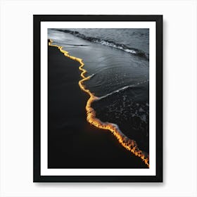 Golden Sand 1 Art Print